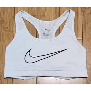 Nike Dri-FIT Swoosh Support Sports Bra Women's Small Running Gym Crossfit Yoga